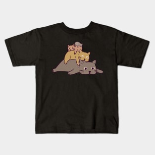 Cat stack Kids T-Shirt